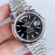 NEW Upgraded Rolex Day Date II Black Dial Ss Presidential Watch Swiss 3255 V3 Version (3)_th.jpg